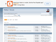 Tablet Screenshot of forum.pellesc.de